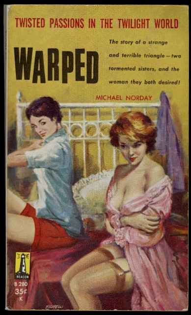 warped book cover