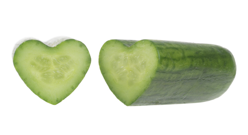 Heart Shaped Cucumbers