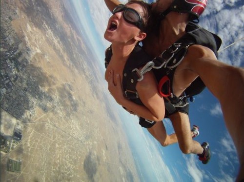 By now you might have heard about two skydiving porn stars who had sex in f...