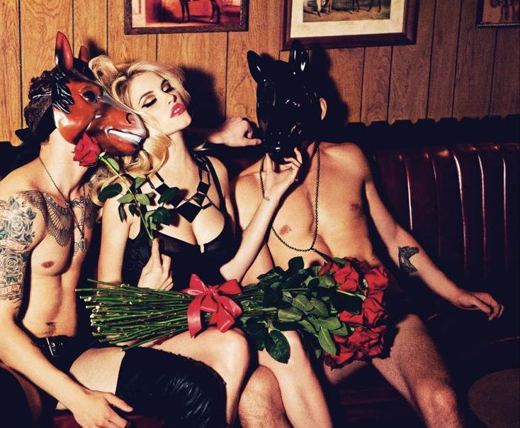 Ashley Smith Porn - Ellen von Unwerth for Galore Magazine with model Ashley ...