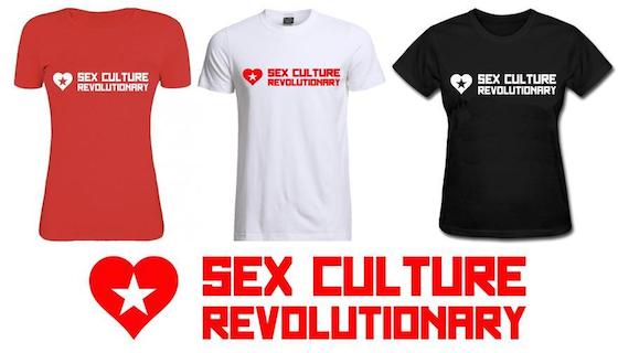 Tilt this: Sex Culture Revolutionary T-Shirts